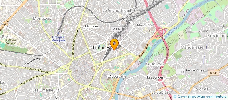 localisation de l'entreprise MONSIEUR SLIMAN SAHRAOUI à LIMOGES