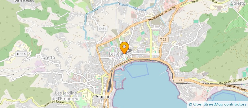 localisation de l'entreprise MONSIEUR SLIMAN TARYOUHT à AJACCIO