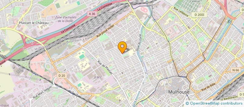 localisation de l'entreprise MONSIEUR SLIMANE ABDI  MULHOUSE