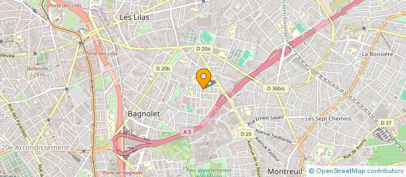 localisation de l'entreprise MONSIEUR SLIMANE AGUERCIF à BAGNOLET