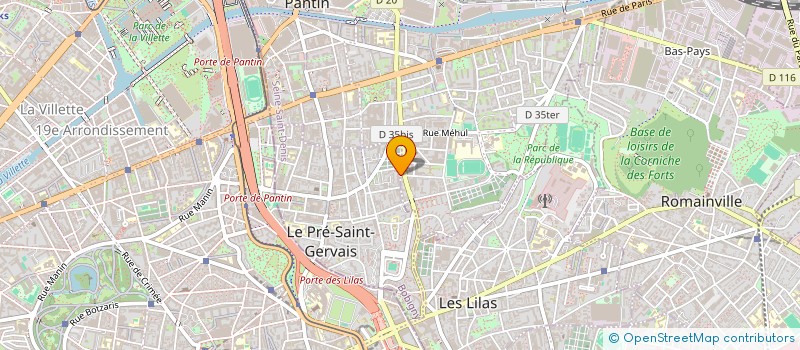 localisation de l'entreprise MONSIEUR SLIMANE AIT AMI à LE PRE-SAINT-GERVAIS