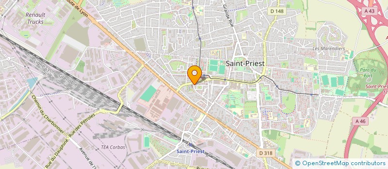 localisation de l'entreprise MONSIEUR SLIMANE AZRHIOU  SAINT-PRIEST