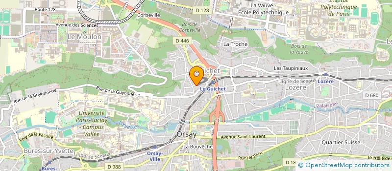localisation de l'entreprise MONSIEUR SLIMANE BAAMARA à ORSAY