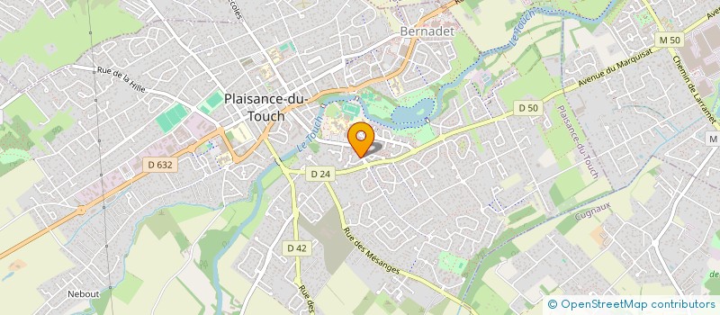 localisation de l'entreprise MONSIEUR SLIMANE BELFODIL  PLAISANCE-DU-TOUCH