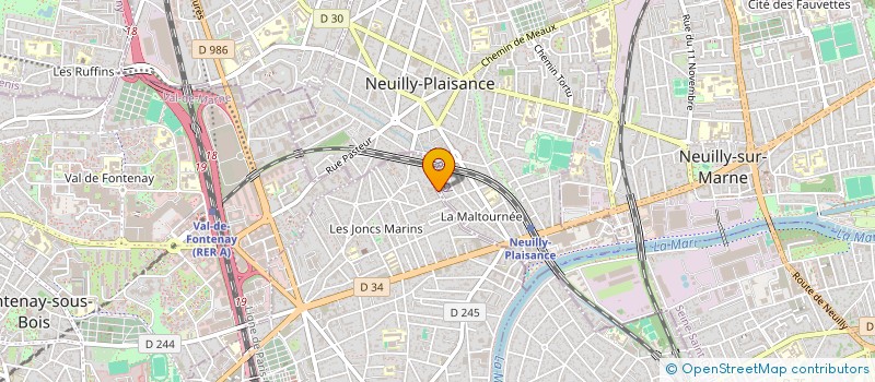 localisation de l'entreprise MONSIEUR SLIMANE BELKACI  LE PERREUX-SUR-MARNE