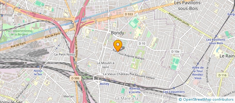 localisation de l'entreprise MONSIEUR SLIMANE BEN BRAHIM à BONDY