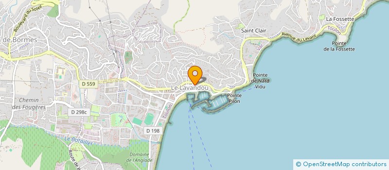 localisation de l'entreprise MONSIEUR SLIMANE BEZIANE à LE LAVANDOU