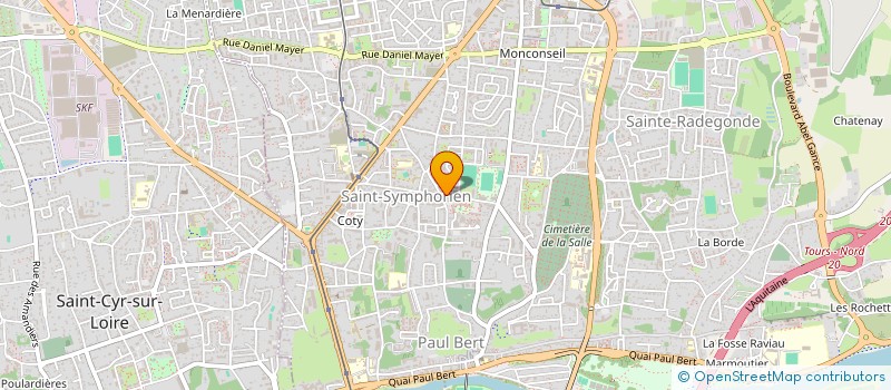 localisation de l'entreprise MONSIEUR SLIMANE BOUDERBALA à TOURS