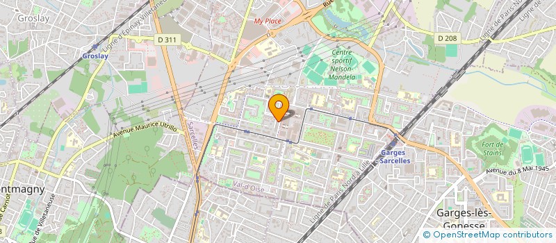 localisation de l'entreprise MONSIEUR SLIMANE BOUKARI  SARCELLES