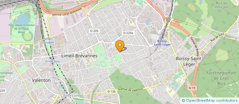 localisation de l'entreprise MONSIEUR SLIMANE BOUNGAB  LIMEIL-BREVANNES