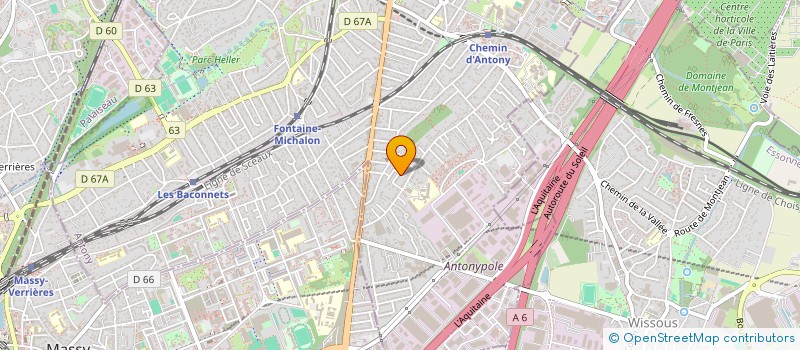 localisation de l'entreprise MONSIEUR SLIMANE BRAHMIA à ANTONY