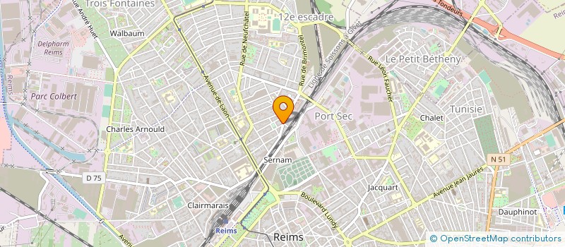 localisation de l'entreprise MONSIEUR SLIMANE CHEIKH à REIMS