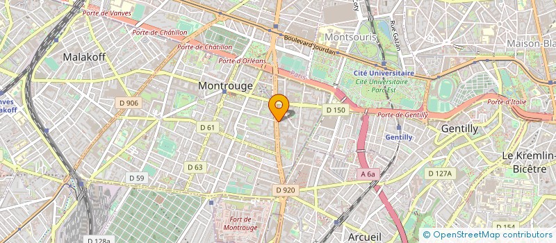 localisation de l'entreprise MONSIEUR SLIMANE CHEREF  MONTROUGE