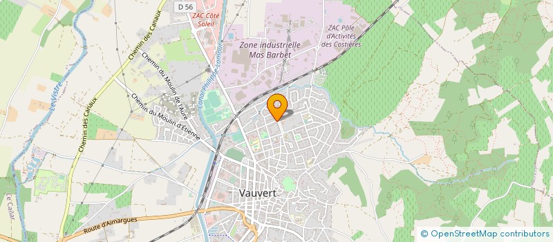 localisation de l'entreprise MONSIEUR SLIMANE CHORFI à VAUVERT
