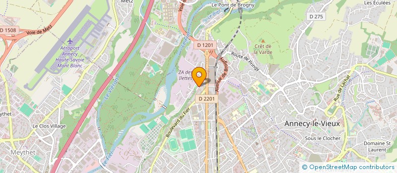 localisation de l'entreprise MONSIEUR SLIMANE DEBIT  ANNECY