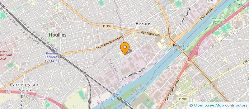 localisation de l'entreprise MONSIEUR SLIMANE DICHE à BEZONS