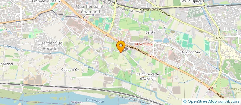 localisation de l'entreprise MONSIEUR SLIMANE HAFRAOUI  AVIGNON