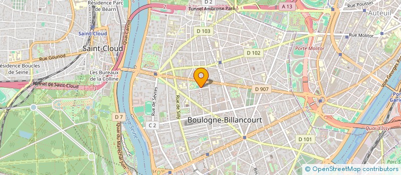 localisation de l'entreprise MONSIEUR SLIMANE HAMANI à BOULOGNE-BILLANCOURT