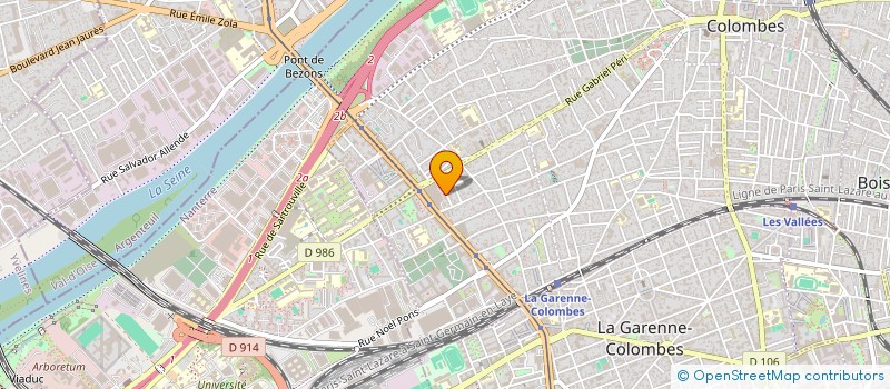 localisation de l'entreprise MONSIEUR SLIMANE HETTAL à COLOMBES