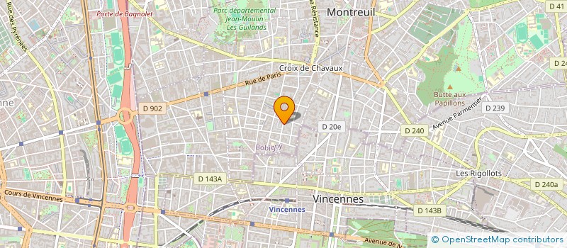 localisation de l'entreprise MONSIEUR SLIMANE KACHKACK à MONTREUIL