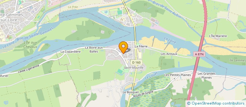 localisation de l'entreprise MONSIEUR SLIMANE KADDOUR à LES PONTS-DE-CE