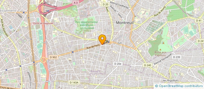 localisation de l'entreprise MONSIEUR SLIMANE KOULA à MONTREUIL