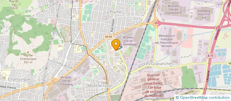 localisation de l'entreprise MONSIEUR SLIMANE LAFDEL  CLERMONT-FERRAND