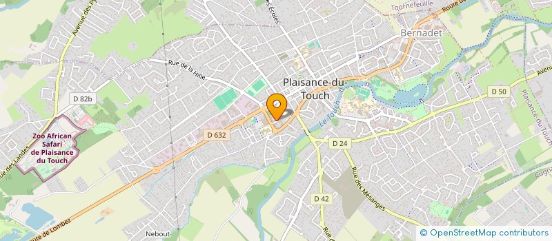 localisation de l'entreprise MONSIEUR SLIMANE LAKEHAL  PLAISANCE-DU-TOUCH