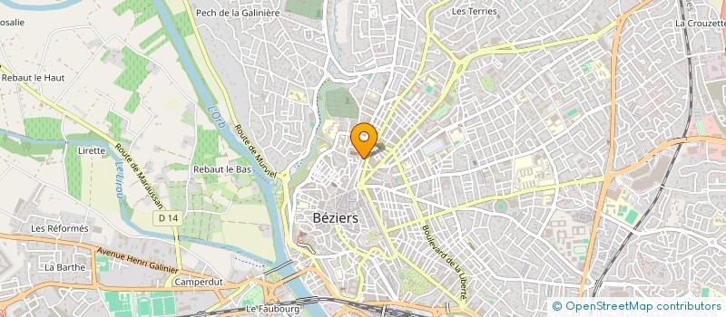 localisation de l'entreprise MONSIEUR SLIMANE MEBARKI  BEZIERS