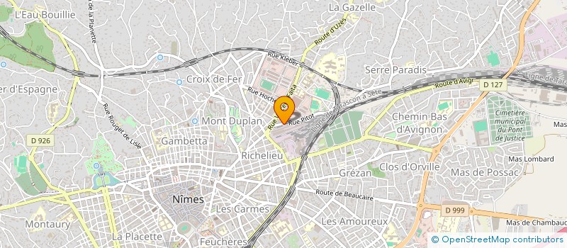 localisation de l'entreprise MONSIEUR SLIMANE MEHTAL  NIMES