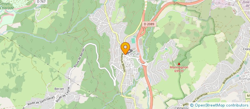 localisation de l'entreprise MONSIEUR SLIMANE OUBBATI  CEYRAT