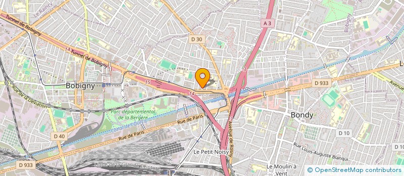 localisation de l'entreprise MONSIEUR SLIMANE SACKO  BOBIGNY