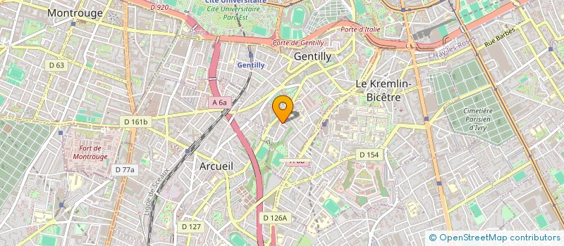 localisation de l'entreprise MONSIEUR SLIMANE SADI  GENTILLY