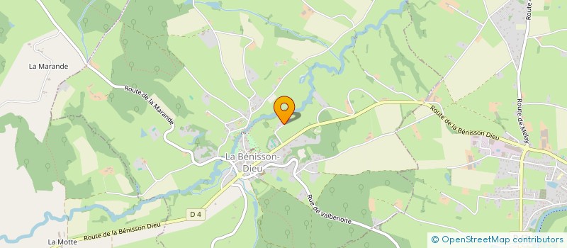 localisation de l'entreprise MONSIEUR SLIMANE SAHLI  LA BENISSON-DIEU