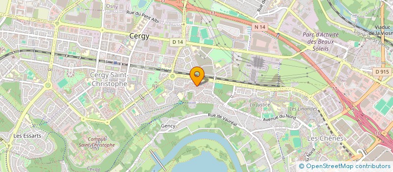 localisation de l'entreprise MONSIEUR SLIMANE SOUISSI  CERGY