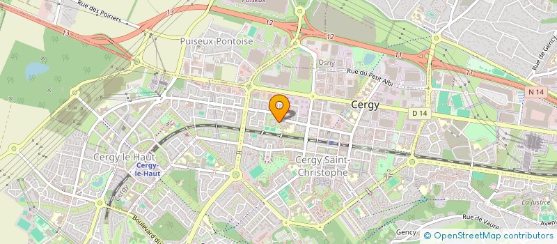 localisation de l'entreprise MONSIEUR SLIMANE YAHIA CHERIF  CERGY