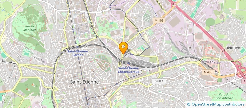 localisation de l'entreprise MONSIEUR SLIMEN HARIZI  SAINT-ETIENNE