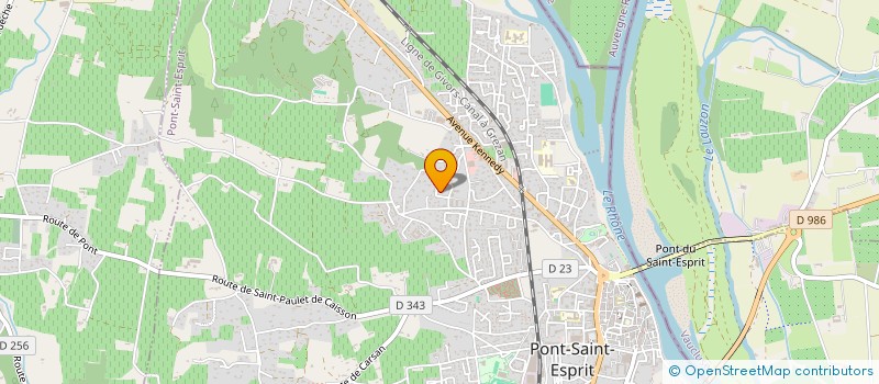 localisation de l'entreprise MONSIEUR SLIMENE AZZI  SAINT-PAULET-DE-CAISSON