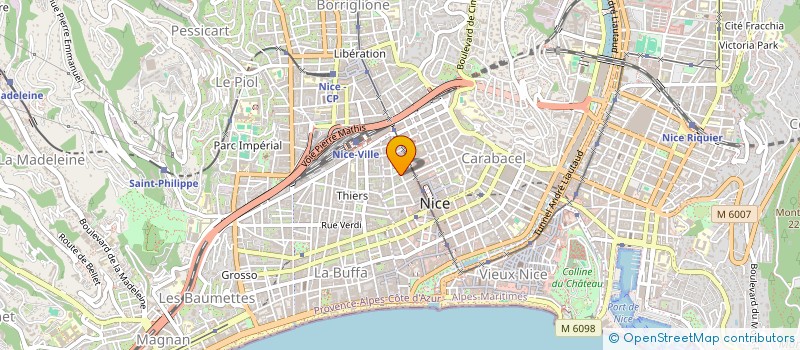 localisation de l'entreprise MONSIEUR SLIMENE BEN MRAD  NICE