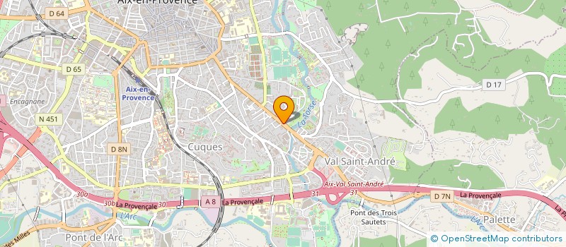 localisation de l'entreprise MONSIEUR SLIMENN DJEBBAR à AIX-EN-PROVENCE
