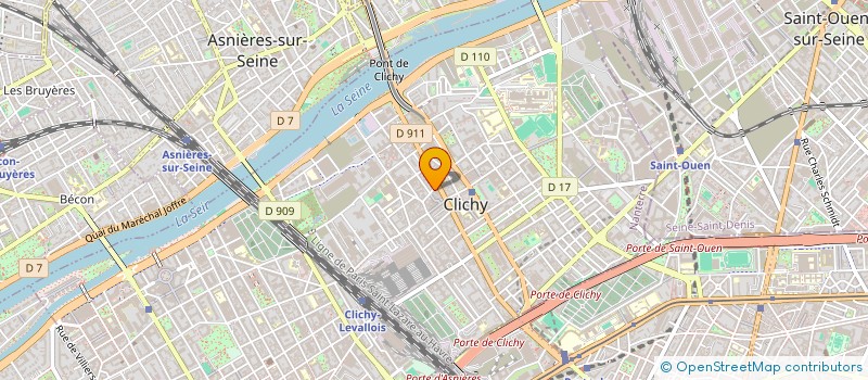 localisation de l'entreprise MONSIEUR SLITI FOUED à CLICHY