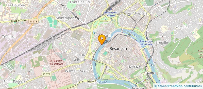 localisation de l'entreprise MONSIEUR SLOAN LEBLANC  BESANCON