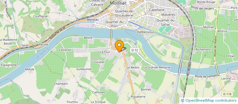 localisation de l'entreprise MONSIEUR SLOAN NICOLAS à MOISSAC