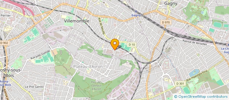 localisation de l'entreprise MONSIEUR SLOBODAN KESEROVIC  VILLEMOMBLE