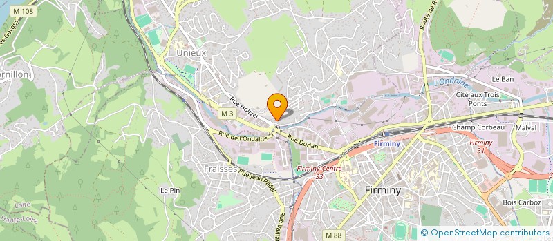 localisation de l'entreprise MONSIEUR SLOBODAN PETROVIC  UNIEUX