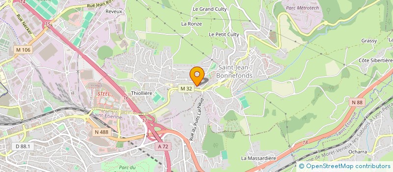 localisation de l'entreprise MONSIEUR SMAEL DJELLALI  SAINT-JEAN-BONNEFONDS