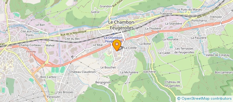 localisation de l'entreprise MONSIEUR SMAHINE KHALFOUNE  LE CHAMBON-FEUGEROLLES