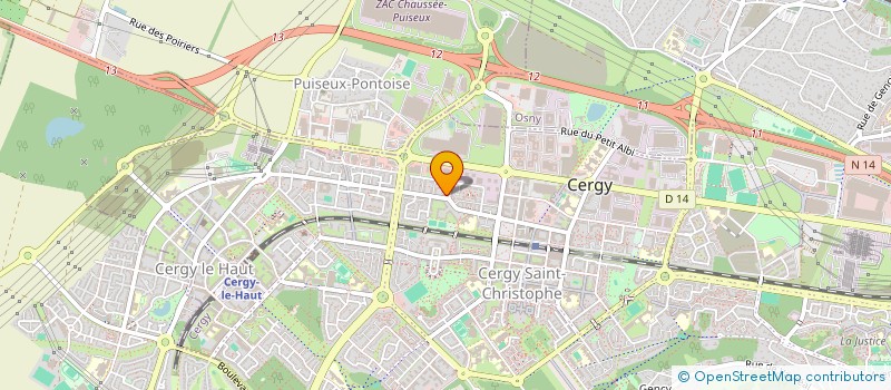 localisation de l'entreprise MONSIEUR SMAHINE TACHEFINE  CERGY