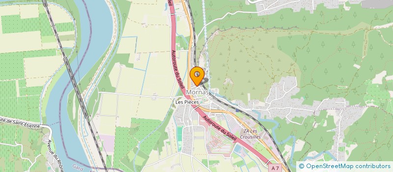 localisation de l'entreprise MONSIEUR SMAID CHARIK  MORNAS