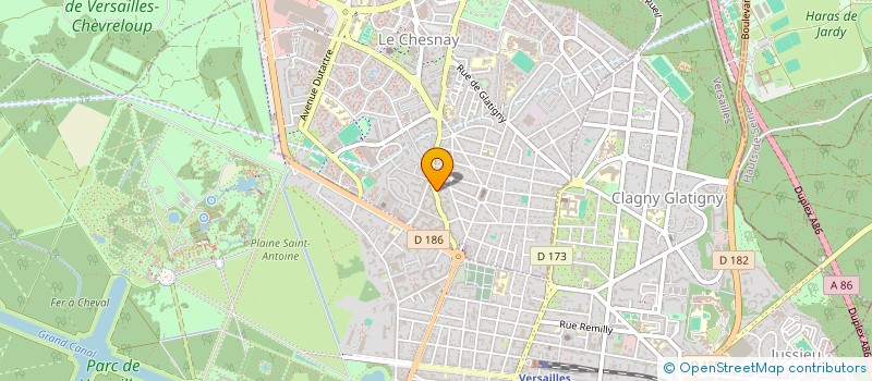 localisation de l'entreprise MONSIEUR SMAIL AIT ADDA  LE CHESNAY-ROCQUENCOURT